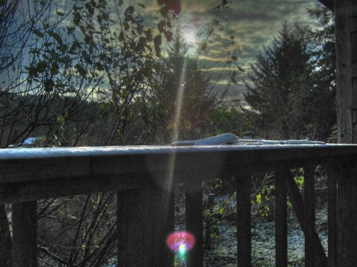 Wordless Wednesday – First Snowfall of The Year, Captured in HDR