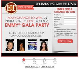 ET’s Hanging With The Stars Sweepstakes