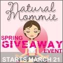 Upcoming Spring Giveaway Event at Natural Mommie