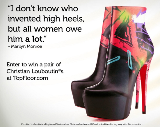 Louboutin Shoes Sweepstakes From TopFloor