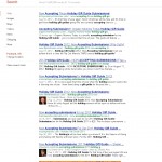 Example of Google search results