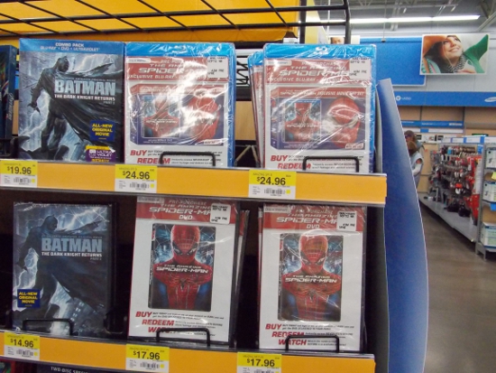 Buying my Spider-Man pre-purchase box at Walmart