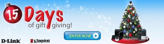 15 Days of Giving Sweepstakes From Dlink
