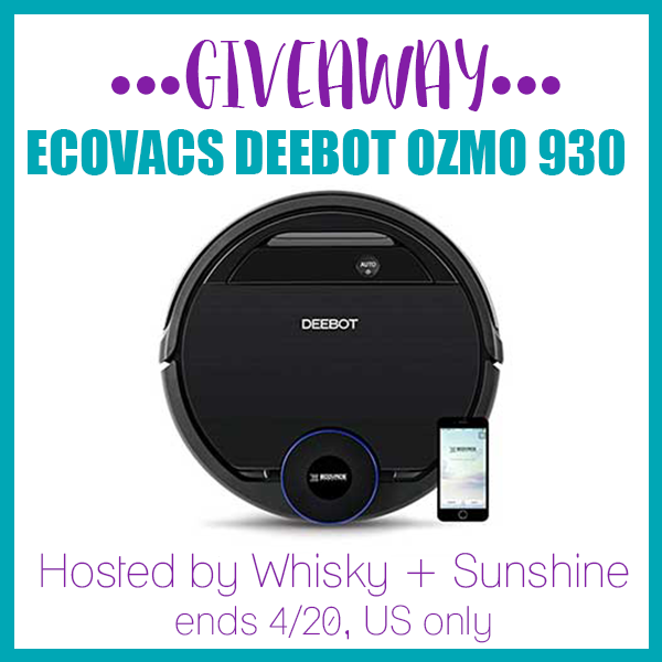 Spring Cleaning Giveaway: ECOVACS DEEBOT OZMO 930 Robot Vacuum & Mop – Ends 04/17/2018