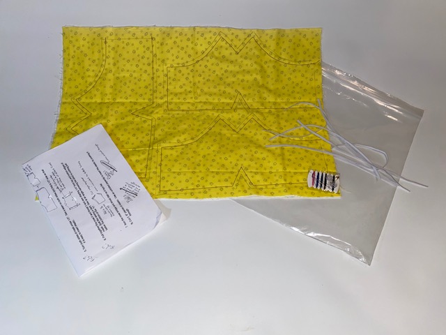 Where to Buy COVID-19 Supplies Online: Pre-Stitched DIY Fabric Face Mask Kit
