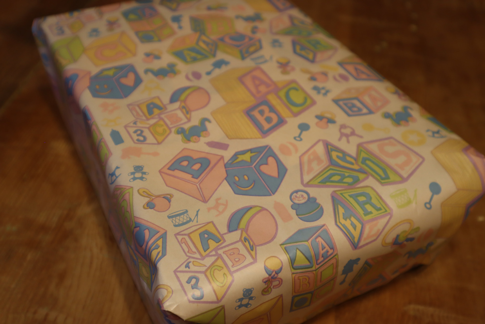 Vintage Baby Shower Wrapping Paper