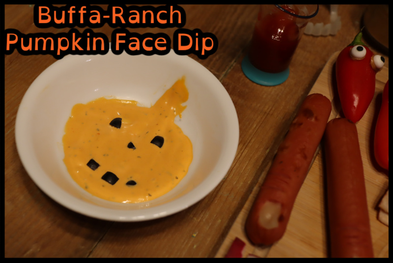 Buffa-Ranch Pumpkin Face Dip