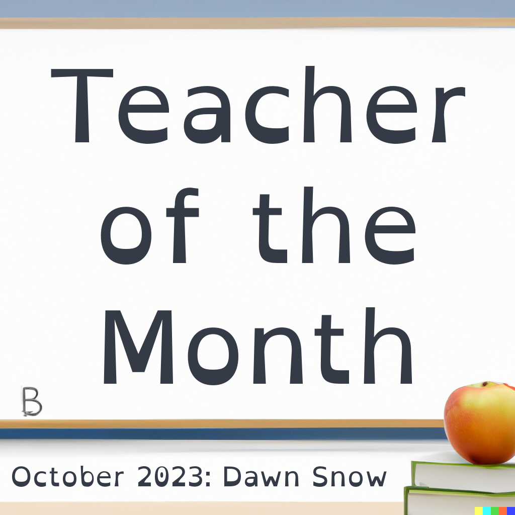 Teacher of the Month: October 2023