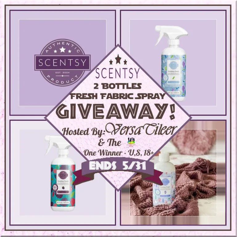Scentsy Fresh Fabric Spray Giveaway – Ends 05/31/2024